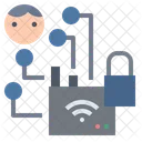 Hacker Wifi Signal Icon