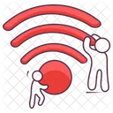 Wifi Signals Wireless Network Broadband Network Icon