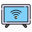 Smart Tv Screen Wifi Icon