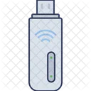 Wifi Usb Pendrive Data Storage Icon