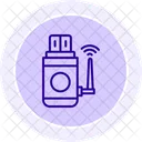 Wifi Usb Adapter Line Icon Icon