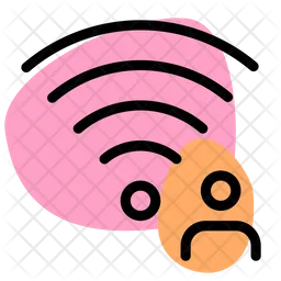 Wifi User  Icon