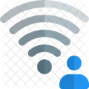 Wifi User  Icon