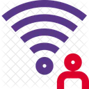 Wifi User  Icon