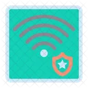 Shield Wireless Signal Icon