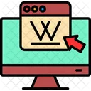 Wiki En Linea SEO Sitio Wiki Icono