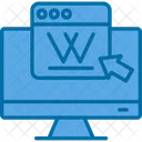 Wiki En Linea SEO Sitio Wiki Icono