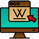 Wiki En Linea SEO Sitio Wiki Icono