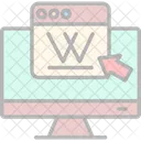 Wiki En Linea SEO Sitio Wiki Icono