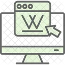 Wiki En Linea SEO Sitio Wiki Icono