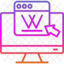 Wiki En Linea SEO Sitio Wiki Icono