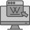 Wiki En Linea SEO Sitio Wiki Icono