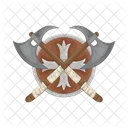 Wikinger Axt Krieger Symbol