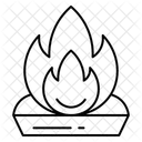 Wikinger-Lagerfeuer  Symbol