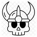 Wikinger Totenkopf Symbol