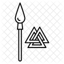 Wikinger Speer Kampf Wikinger Symbol