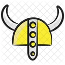 Wikingerhelm Wikingerkopfbedeckung Wikingeraccessoire Icon