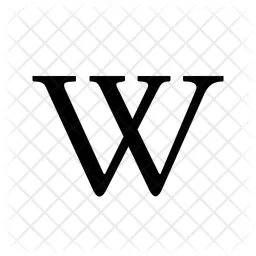 Wikipedia Icon - Download in Flat Style