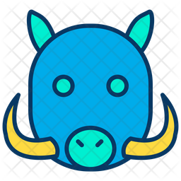 Wild Boar Icon Of Colored Outline Style Available In Svg Png Eps Ai Icon Fonts