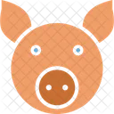 돼지 동물 테이퍼 아이콘