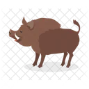 Wild Boar Swine Pig Icon