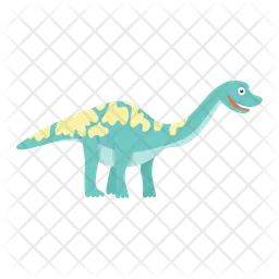 Wild Cartoon Dinosaur  Icon