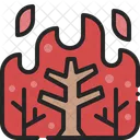Wildfire Fire Disaster Icon