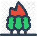Wildfire Fire Forest Climate Change Icon