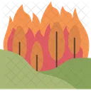 Wildfire Forest Burn Icon