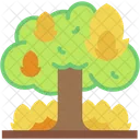 Wildfire Forest Environment Icon