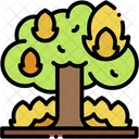 Wildfire Forest Environment Icon