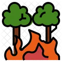 Wildland Wildfire Destroy Icon