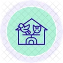 Wildlife Sanctuary Line Icon Icon