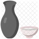 Sake Trinken Flasche Symbol