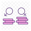 Pink Tax Icon Willingness To Pay Icon