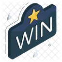 Win Badge Win Board Win Label 아이콘