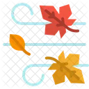 Wind Autumn Leaf Icon