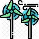 Wind Wind Windmill Icon