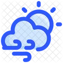 Wind Cloudy Day Icon