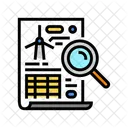 Wind Energy Analysis Icon