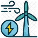 Wind Power Renewable Icon