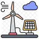 Wind Power Windmill Wind Turbine Icon
