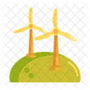 Mwind Power Wind Power Energy Icon