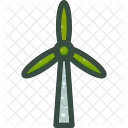 Wind Power Energy  Icon