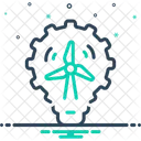 Wind Power Energy Electricity Icon