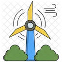 Wind Power Windmill Wind Turbine Icon