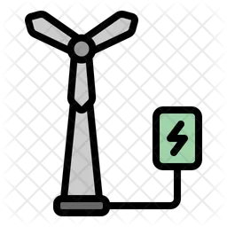 Wind power tower  Icon