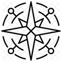 Wind Rose Compass Symbol