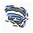Storm Cloud Spiral Icon