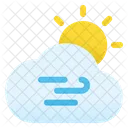 Wind Sun Cloud  Icon